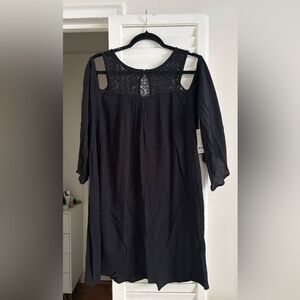 Black Lace off shoulder dress